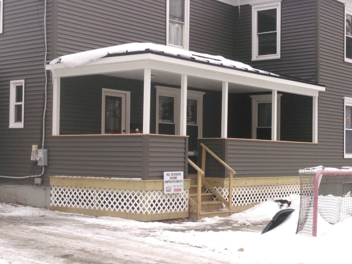 Porch and Siding - All Season Home Improvements